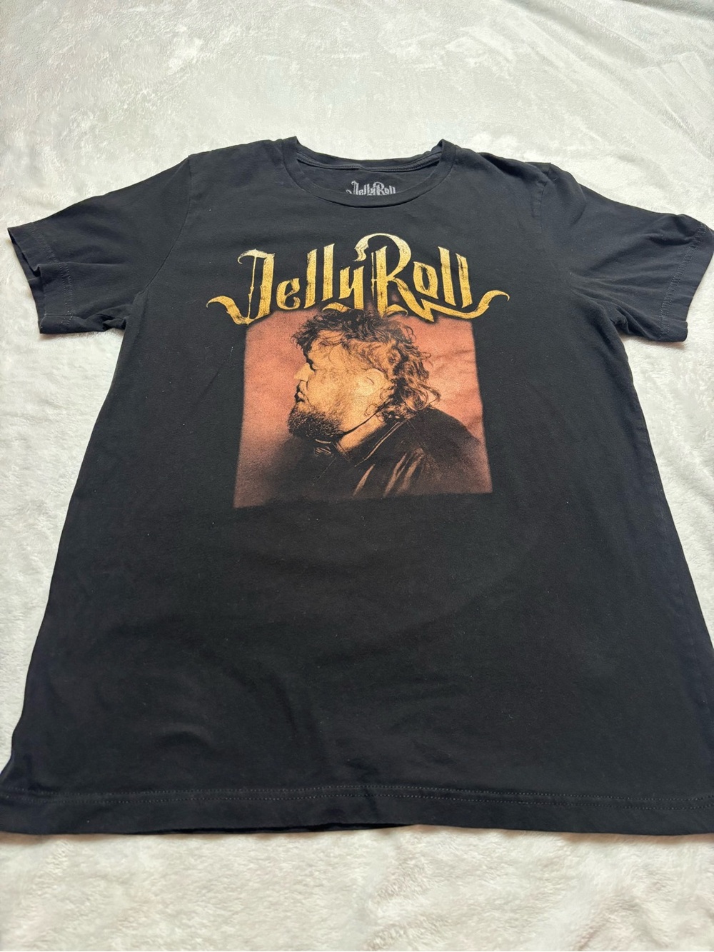 Jelly Roll Black Graphic T shirt Size Large